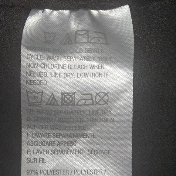 Linea by Louis Dell'Olio Crepe Gauze Pull-On Crop Pants Black Size XL - Picture 7 of 9